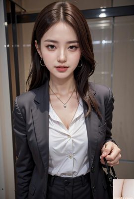 AI Generated Beauty ~AI Girl in a Suit #2 (Kansei)