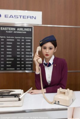 The beautiful and handsome young stewardess will surely make your journey pleasant – Wang Xinyi (36P)
