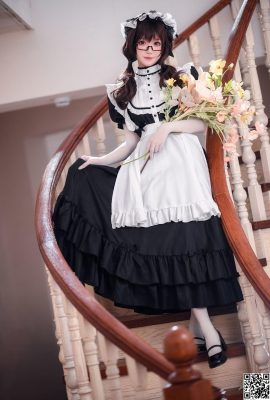(Chinese model) A Bao is also a rabbit girl – maid in traditional dress (47P)