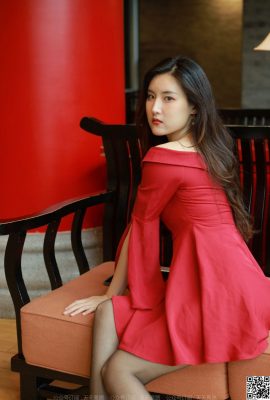 (Wishing to IESS) Model: Xiaobao “Goddess in Red Dress” (77P)