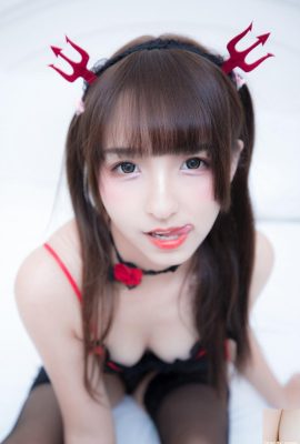 Kagurazaka Mafuyu’s “Sexy Little Devil” lower body exposure and tight thighs are cute (75P)