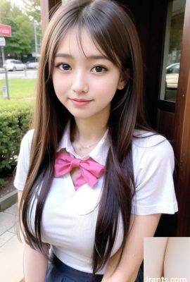 AI generated beauty~Japanese girlfriend