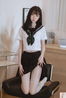 FuLiJi Xu Lan “White Silk Sailor Suit” VIP Exclusive【40P