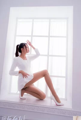 [Beautiful legs extra series]Long-legged beauty model Cai Yixin & Huang Yunfei OL high-heeled beautiful legs【116P】