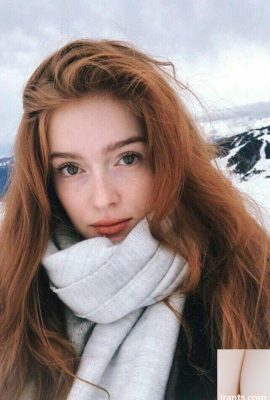 Stunning Russian red-haired beauty model coquettish and seductive photo – Jia Lissa (50P)