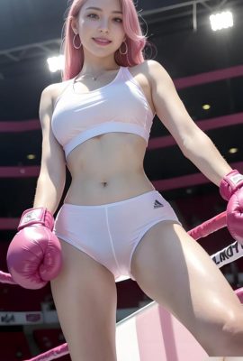 (rear) Pink Boxing Girl AI