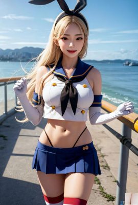 (Yonimus) A girl in cosplay 1