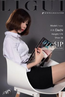 (LiGui Internet Beauty) 2018.10.29 Model Dachi OL Shredded Pork Beautiful Legs (52P)