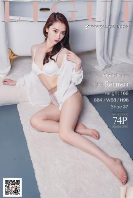 (LiGui Internet Beauty) 2017.09.18 Model Ranran White Silk High Heels Beautiful Legs (75P)