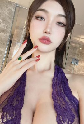 Blushing Dearie – Purple Sexy Bodysuit (34P)
