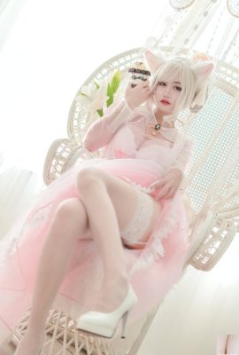 (Online collection) Welfare girl Chiyo Ogura’s “Transparent Pink Maid” VIP exclusive (28P)