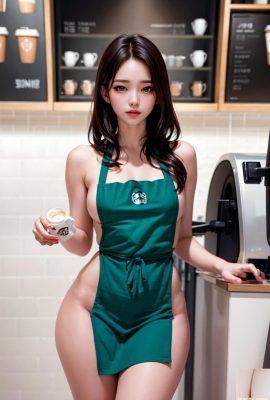 (Yonimus) She makes coffee