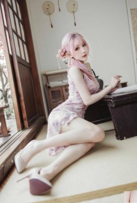 (Online collection) Welfare Girl Fairy Moon “Pink Cheongsam” VIP Exclusive Full (23P)