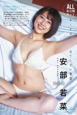 (Abe Wakana) The big-breasted idol takes off her clothes and is exposed shyly (4P)