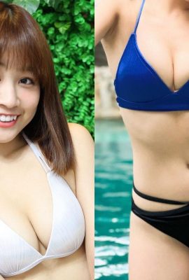 Huya Sweetheart’s cool beach photos show her charm with “straps and grooves” (11P)