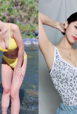 Korean girl with big breasts in bikini bathes in Yexi hot spring and pops out fiercely?(€ Internet praise: World peace! (11P)