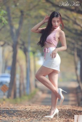 (Online collection) Taiwanese girl with beautiful legs-Kiki Kuo sexy beauty outdoor photo shoot (2) (89P)