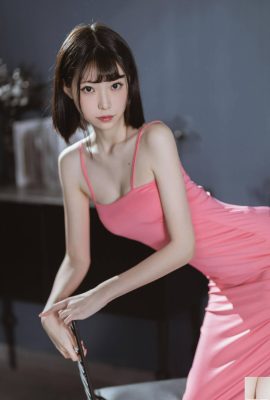(Online collection) Welfare girl Xu Lan LAN “Pink Long Dress” VIP Exclusive (42P)