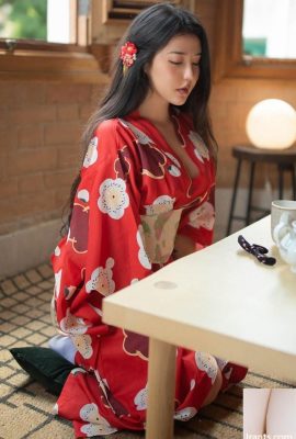 Kimono wife Maruna's online training is extremely tempting (57P)