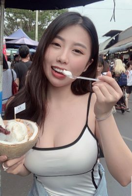 Tiancai girl loves desserts, no wonder they are so sweet! The weather was so hot that I had so few “two big balls of steamed buns” coming out to meet guests: I almost fell out whole!  (15P)