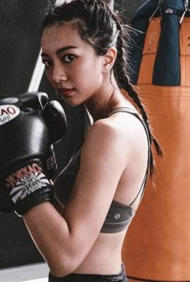 The milk tea alliance is strengthening! Hurry up and learn Muay Thai from her (18P)