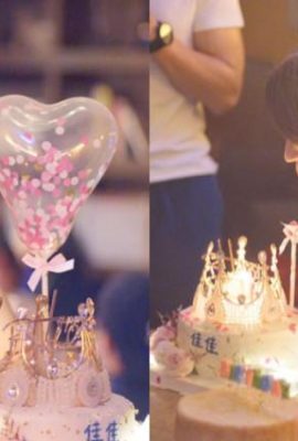 Busty Dancer “Ada Zhang Jiajia” celebrated her birthday and bent over to blow out candles and almost fell out (11P