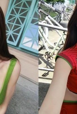 Hot girl “Jiang Momo” has a super violent figure… “E breasts + incredible long legs” will make you full (30P)