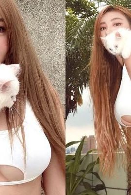 Don't embarrass that cat, come to me if something happens! Super-breasted Internet celebrity “Huang Lin” shows off her huge breasts (31P)
