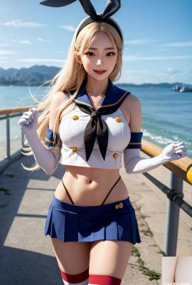 A girl in cosplay (86pics)