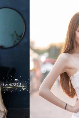 The ultimate temptation from long straight black hair “Tingting” with super beautiful long legs over 100 centimeters, the sweet and lovely model will blow your heart (25P)