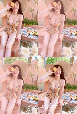 Oh my god!!! “Blue veins appear” Chenchen swimsuit 13P