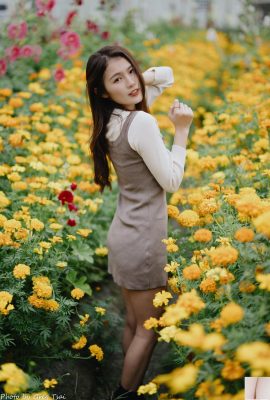 (Online collection) Taiwanese girl with beautiful legs-Hua Qiaojuan, a temperamental beauty, outdoor photoshoot (3) (64P