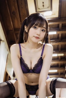 Idols in underwear face sitting photo collection