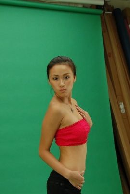 (Chinese Model Series) Zhebai nude model Kelly super exposed upper part of her boobs nude photo (88P)