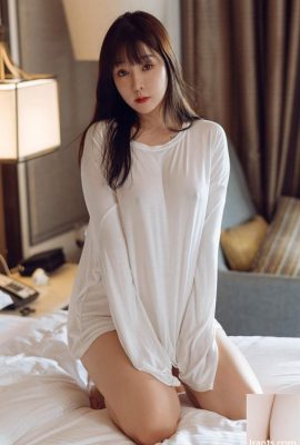 Perfect woman Wang Yuchun's big breasts and deep grooves are looming (59P)
