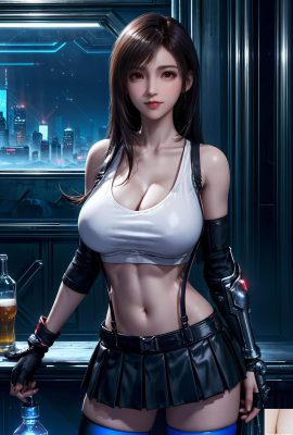 AI Drawing Final Fantasy VII – Tifa