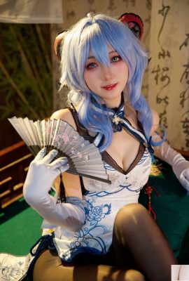 (Online collection) Welfare Girl Xue Xue Ya's “Blue and White Porcelain Cheongsam” VIP Exclusive (53P)