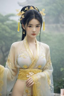 Ancient style, beautiful and sexy Hanfu?(AI Generated]