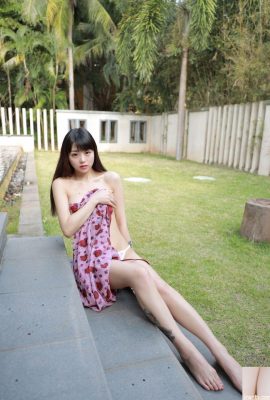 Xiaoshui blue2020 sexy fat girl with perfect thong and beautiful butt temptation (16P)