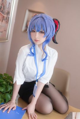 (Online collection) Welfare girl Sakura Riri “Secretary Ganyu” VIP exclusive full (33P