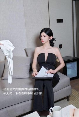 (Private purchase leaked) Chinese model Zhou Yuxi Sandy “Internal Support Chart” (108P)