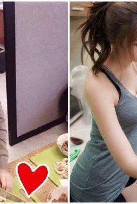 There is a sexy little chef at home, Wu Yuqi-Lillian, who is not afraid of the low temperature, V-neck and breasts to serve (16P)