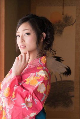 Chiaki Hidaka (20P) after getting drunk on a stiff Yukata beauty