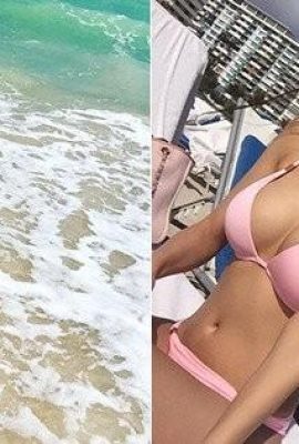 The most beautiful scenery in Miami Beach! Hot girl Carina Lee’s hot bikini photos go viral among netizens: Taiwan’s hottie NO.1 (20P)