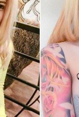 (Pretty girl) F-tits “Tattoo Girl” Nami’s figure is super unscientific!! (21P)