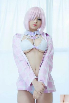 Mashu Kyrielight cosplay by Hidori Rose (PINK) (41P)