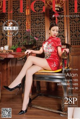 (LiGui Network Beauty) Issue 395 ALAN shredded high heeled legs (29P)