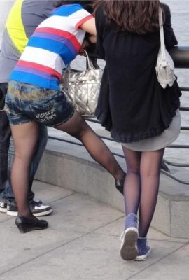(Online collection) Street photography of various beautiful legs and beauties 22 (48P)