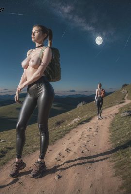 badbro_Leggings mountaineering girl