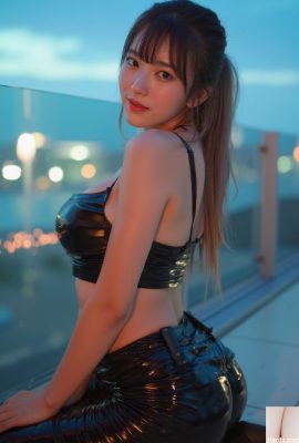 Girl in vest